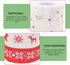 BESTonZON Christmas Kitchen Paper Hand Towels, 2 Rolls, Kitchen Paper Rolls for Oil Cleaning, Christmas Paper Towels