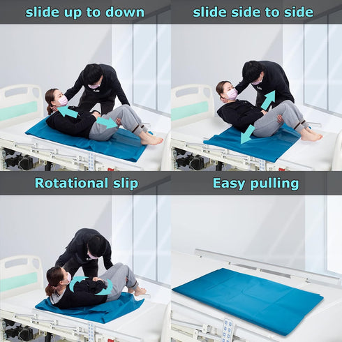 Tubular Slide Sheet for Patient Transfer, Sliding Draw Sheets for Moving Elderly in Cars, Wheelchairs, and Beds