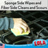 Lola Products Heavy Duty Dual Purpose Non-Scratch Scouring Sponge, 6-Pack, 3.75" x 2.75" x 1.875"