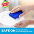 Scotch-Brite Dobie, All-Purpose Cleaning Pads, 3 Count (Pack of 8) | Multicolor Cleaning Pads for Various Surfaces