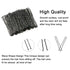 U Shaped Hair Pins, Sevensun 100PCS Ladies Hair Bun HairPin with Storage Box, 2.4 Inches, Black