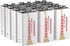 Tenergy 6LR61 9V Alkaline Battery, Non-Rechargeable Battery for Smoke Alarms, Guitar Pickups, Microphones (12 Pack)