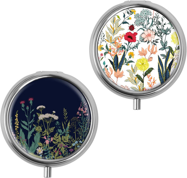 HCYPCV Mini Pill Box, Small Pill Box, Portable Pill Box, Cute Pill Organizer