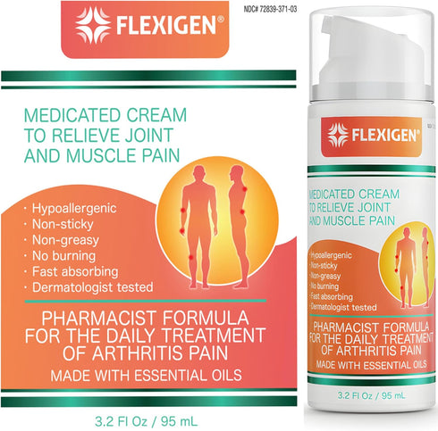 Pain Relieving Lotion- 3.2 oz Spray Pump- Frankincense Arthritis Therapy Cream for Joint and Muscle Rub. Not Greasy, FSA/HSA Eligible