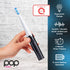 Pop Sonic Electric Toothbrush, Black Travel Toothbrush with AAA Battery, Kids Electric Toothbrush with 2 Speed