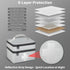 Nexazen Fireproof & Waterproof Medicine Organizer Case for Pills Bottle, Large Capacity Medical Bag Holds Essential