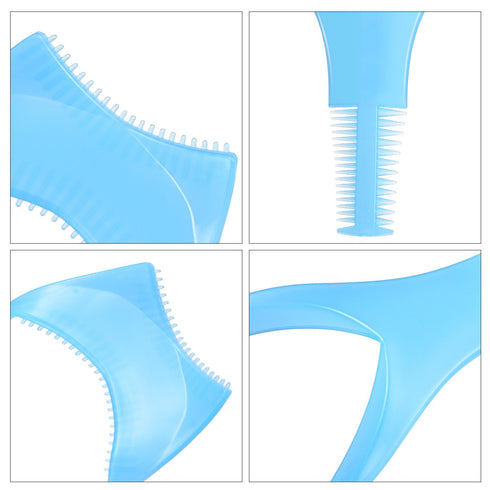 TecUnite 6 Pieces 3 in 1 Eyelashes Tools - Mascara Shield Applicator Guard, Eyelash Guide for Makeup