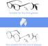 Frienda Silicone Adhesive Eyeglass Nose Pads, Anti-Slip Nose Bridge Pads for Eyeglasses, 12 Pairs