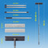 TidyTale 3 Window Squeegee for Home, Window Cleaner Tool with Extension Pole, Squeegee for Window Cleaning