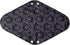 MUMBABY 5 (14 inch)) Pieces Charcoal Bamboo Mama Cloth/ Menstrual Pads/ Reusable Sanitary Pads (Black lace, Overnight