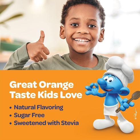 Immune 1 60 Smurfs Liquid Vitamin C for Kids Support | High Strength Kids Vitamin C Drops | Ages & Up | Vegan Non-GMO