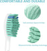 Replacement Toothbrush Heads Compatible with Philips Sonicare E-Series, Multi-Color Rings