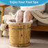 RAQEHO 100PCS Pedicure Liners Disposable - Plastic Footsie Footbath Foot Soak Bath Spa Pedicure Bowl Liners Disposable