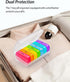 ZIKEE 7 Packs Extra Large Pill Organizer, Portable 7 Day Pill Box for Pocket, Weekly Pill Case with Dual-Protection