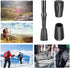 Hiking Pole Replacement Tips, 16 Pack Rubber Tips for Walking Sticks, Trekking Pole End Protectors