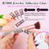 Rhinestones 1500PCS in 6 Sizes, Flat Back Nail Gems with Tweezers and Dotting Pen for Nails, Makeup, Crafting