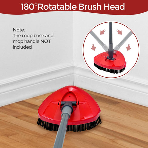 Scrub Brush - 2 Pack Spin Mop Scrub Brush Head Compatible for Easywring 1 Tank System, Stiff Bristle Cleaning Brush