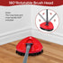 Scrub Brush - 2 Pack Spin Mop Scrub Brush Head Compatible for Easywring 1 Tank System, Stiff Bristle Cleaning Brush