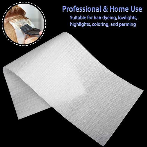 Noverlife 100PCS Reusable Foam Hair Wraps, Large Size Henna Repellent Hair Tint Paper for Salon Hair Coloring