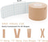 MUEUSS Kinesiology Tape - Sports Tape, Athletic Elastic Cotton Precut Strips, Waterproof for Muscles, Knees, Shoulders