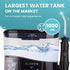 Premium Water Flosser with 10 Pressure Settings, XL 1L Tank, Carry Case, Ultrasonic Plaque Removal, 9 Special Nozzles