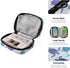 Naanle 7 Vintage Sea Turtle Pill Box Day Pill Case Travel Pill Organizer Bag with Zipper Portable Weekly Case Compact