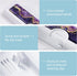 2 Pcs Toothbrush Travel Case, Colorful Pattern Holder and Covers for Travel, Includes Travel Tongue Scraper Case