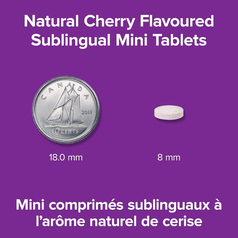 Webber Naturals Vitamin B12 250 mcg Methylcobalamin - 200 Sublingual Tablets