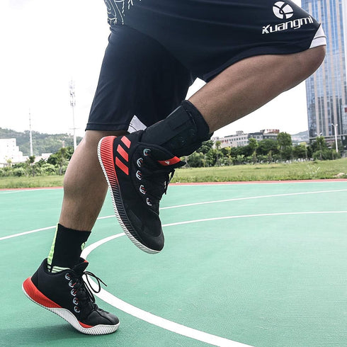 Kuangmi Adjustable Ankle Brace Stabilizers - Ankle Support for Sports, Injury Recovery, 1 Piece (XL)