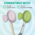 Steripod Clip-On Toothbrush Protector, Keeps Toothbrush Fresh and Clean, Fits Most Manual and Electric Toothbrushes, 4