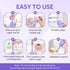 Portable Peri Bottle for Postpartum Care - Easy@Home Handheld Bidet for Personal Hygiene, 380ml Leakproof Design