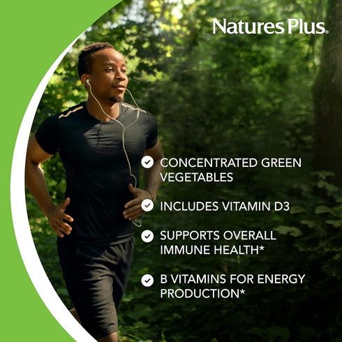 Natures Plus Source of Life Power Teen - 90 Vegetarian Tablets - Teen Multivitamin with Minerals & Whole Foods