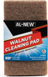 AL-NEW WALNUT CLEANING PADS | Scratch Resistant Versatile Household Cleaning & Scouring Pads for Kitchen (6 Pack)