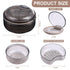 Double Layer Portable Retainer Case, 2 In 1 Multifunctional Cleaner for Orthodontic Retainers, Aligners, Night-Guard