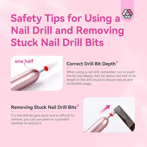 SAVILAND Electric Nail Drill, Professional Efile Nail Drill with 6PCS Nail Drill Bits