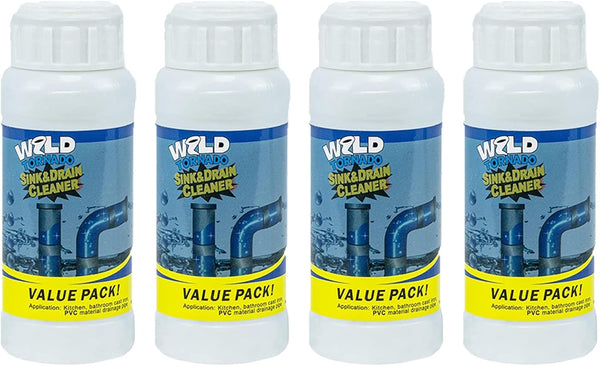 Wild Tornado Powerful Pipe Dredge, Fast Foaming Drain Cleaner Powder for Kitchen and Pipes Cleaning Tool.