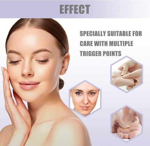 YAFIYGI 2Pack Face Massage Tools Neck Shoulder Back Resin Massager Relieve Bursitis, New Shape Neck Shoulder Back Resin