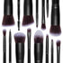 SHANY Makeup Brushes - Black Bombshell, 14-Piece Brush Set for Foundation, Powder, Concealers, Eye Shadows, Kabuki.