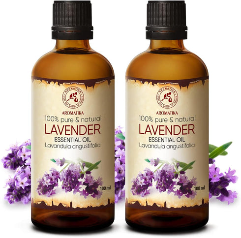 Lavender Essential Oils 6.8 Fl Oz - Pure Aromatherapy Lavender Oil for Diffusers, Sleep, Skin Care, Body & Hair