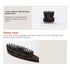PERFEHAIR Boar Bristle Slick Back Hair Brush - Thick Natural Bristles for Smooth Sleek Styles, Tame Flyaways & Frizz,