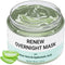 Doppeltree RENEW Overnight Facial Mask with Aloe Vera Gel & Hyaluronic Acid for Night Time Skin Care