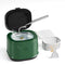 Ultrasonic Cleaner Portable, 46KHZ Professional Denture Cleaner for Electric Toothbrush Head, Jewelry, 220ml, Green