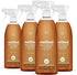 Method Daily Hardwood Cleaner, Almond, 28 Fl Oz, Plant-Based Formula for Cleaning Wooden Surfaces, Pack of 4