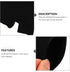 Copper Compression Gloves - 1 Pair Hand Support Mittens for Women Men Carpal Tunnel, Wrist and Thumb Support, Black XL