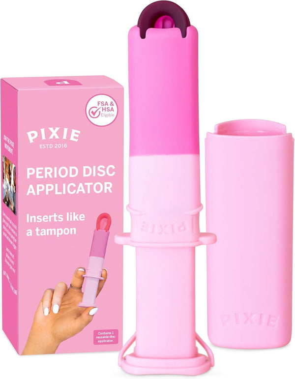 Pixie Menstrual Disc Applicator for Feminine Care - Inserts Like A Tampon