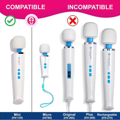 Vibratex 6ft Magic Wand Mini Personal Massager Authentic Power Adapter and Charger US Polarized Power Adapter