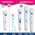 Vibratex 6ft Magic Wand Mini Personal Massager Authentic Power Adapter and Charger US Polarized Power Adapter