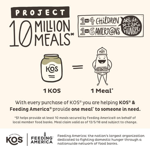 KOS Organic Inulin Powder, Unflavored & Unsweetened Superfood - 112 Servings Bag, Vegan, Non-GMO, Gluten-Free,