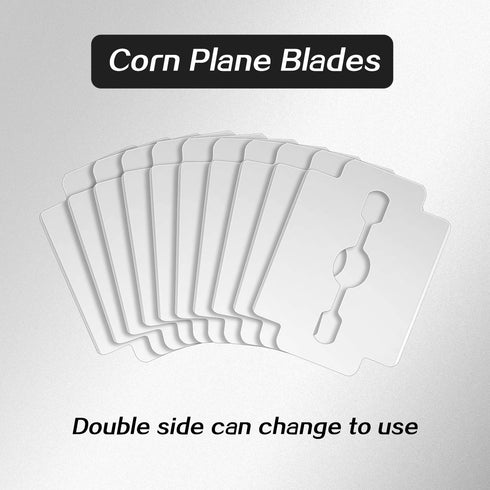 Mudder 120 Pieces Stainless Steel Callus Shaver Replacement Blades - Foot Care Tool for Removing Callus