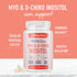 Myo-Inositol & D-Chiro Inositol Supplement for Hormone Balance, Ideal 40:1 Ratio, 120ct for Women